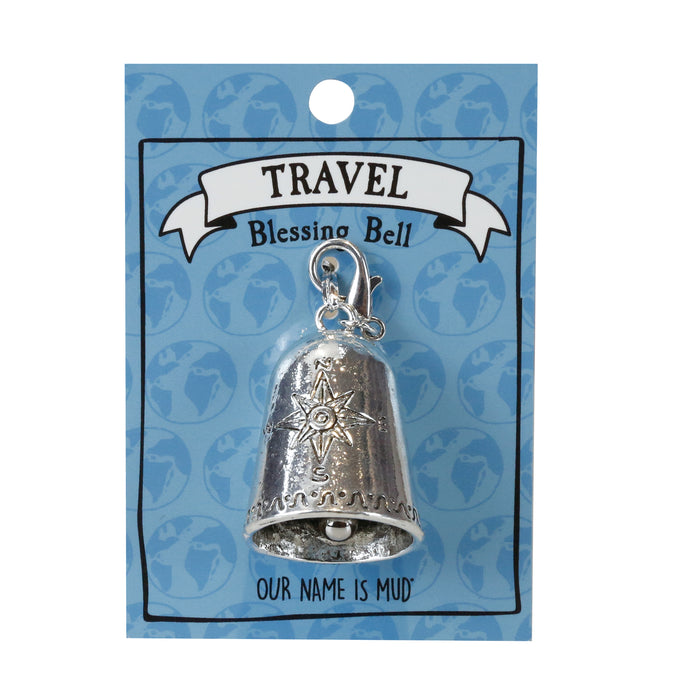 Travel Blessing Bell Charm Keychain