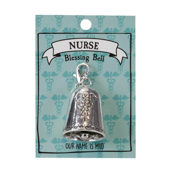 Nurse Blessing Bell Charm Keychain