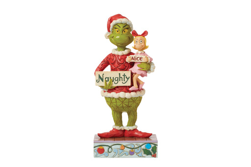 Grinch & Cindy Hold Sign by Jim Shore