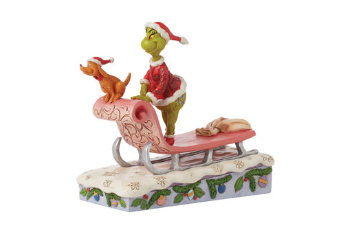 Grinch and Max on Sled by Jim Shore