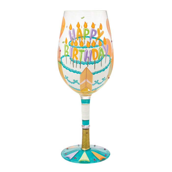 Birthday Slice Lolita Wine Glass