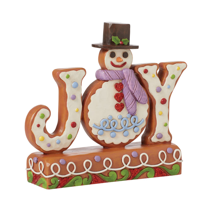 Gingerbread JOY Figurine by Jim Shore