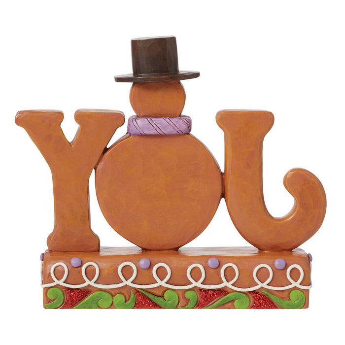 Gingerbread JOY Figurine by Jim Shore