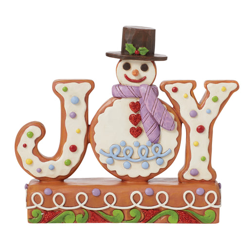 Gingerbread JOY Figurine by Jim Shore