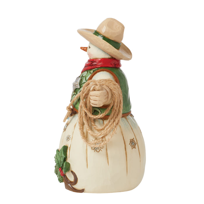 Cowboy Snowman Figurine by Jim Shore