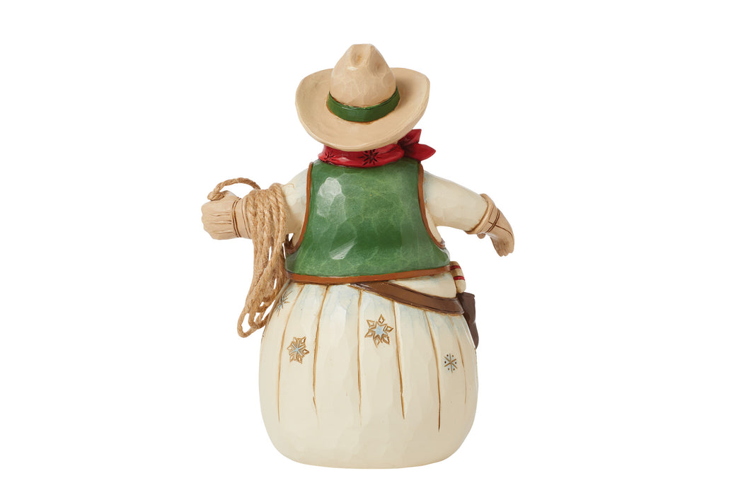 Cowboy Snowman Figurine by Jim Shore