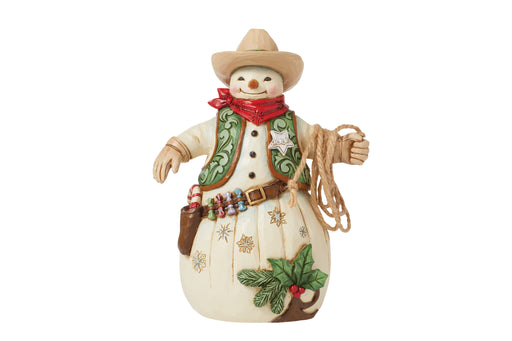 Cowboy Snowman Figurine by Jim Shore