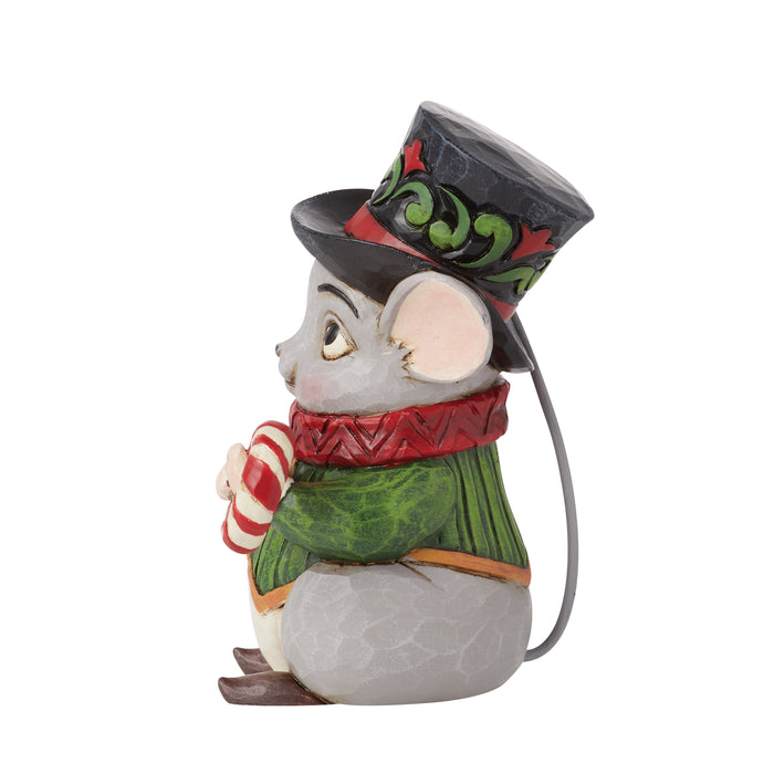 Mini Christmas Mouse Figurine by Jim Shore