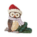 Mini Owl with Santa Hat Figurine by Jim Shore