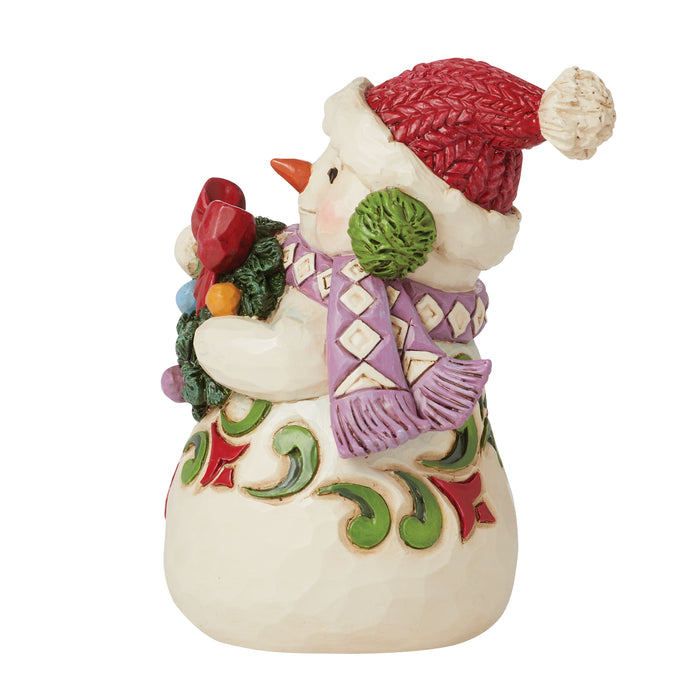 Mini Snowman Earmuffs Figurine by Jim Shore