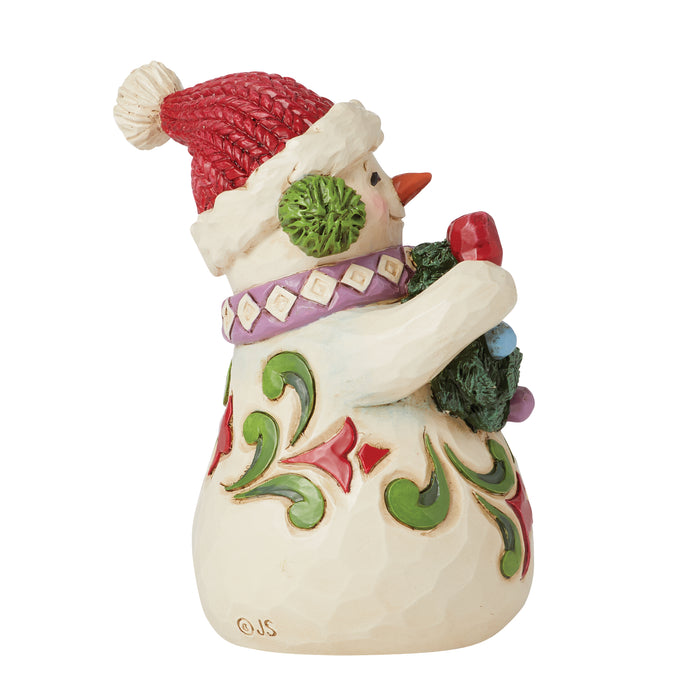 Mini Snowman Earmuffs Figurine by Jim Shore