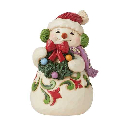 Mini Snowman Earmuffs Figurine by Jim Shore