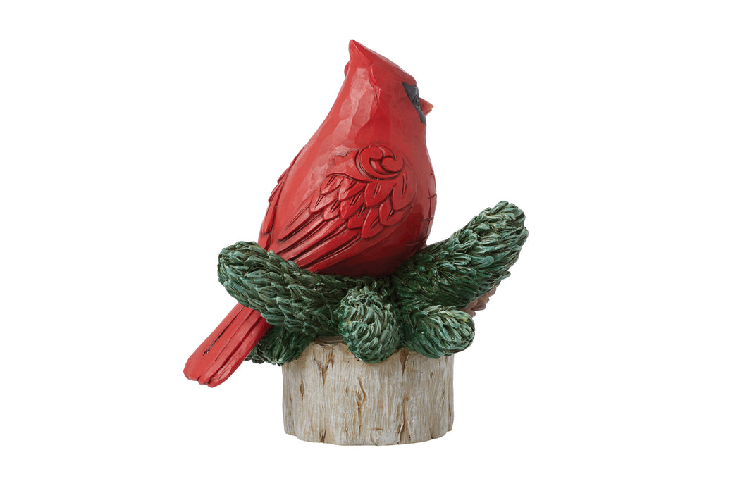 Pint Cardinal with Peace Figurine by Jim Shore