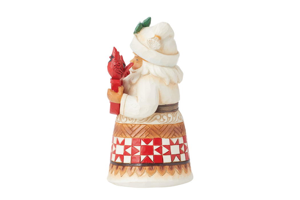 Pint Santa with JOY Sign Figurine by Jim Shore