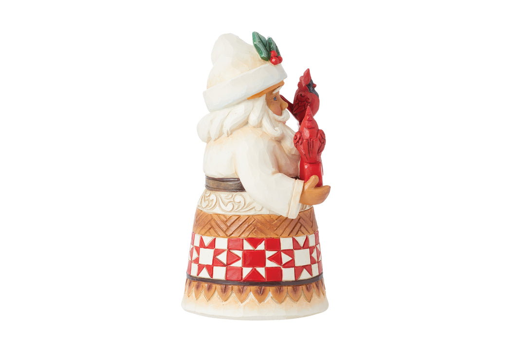 Pint Santa with JOY Sign Figurine by Jim Shore