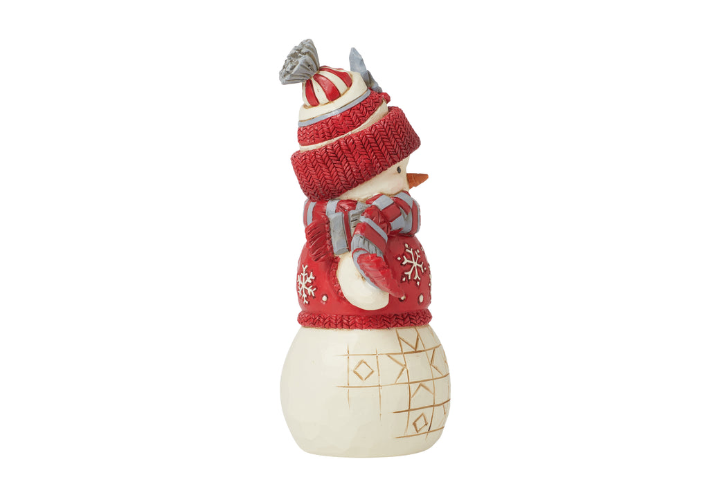 Nordic Noel Snowman with Hat by Jim Shore