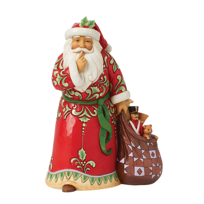 Shush Santa Figurine by Jim Shore