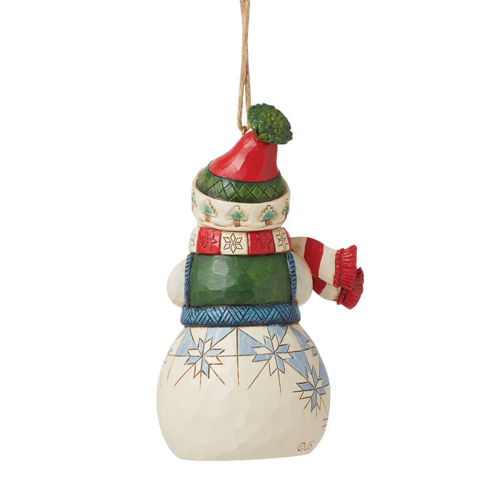 Snowman with Cocoa Ornament by Jim Shore