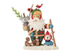 Linda Solovic's Woodsy Walking Santa by Izzy and Oliver