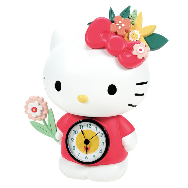 Hello Kitty 掛時計 温湿度計付き Hello Kitty Desk Clock by Allen Designs - Trudy's Hallmark