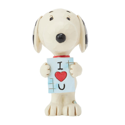 Snoopy with Love Sign Mini by Jim Shore