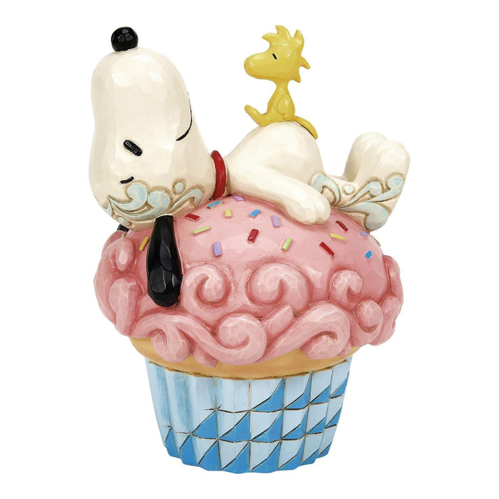 Snoopy Laying on Cupcake by Jim Shore