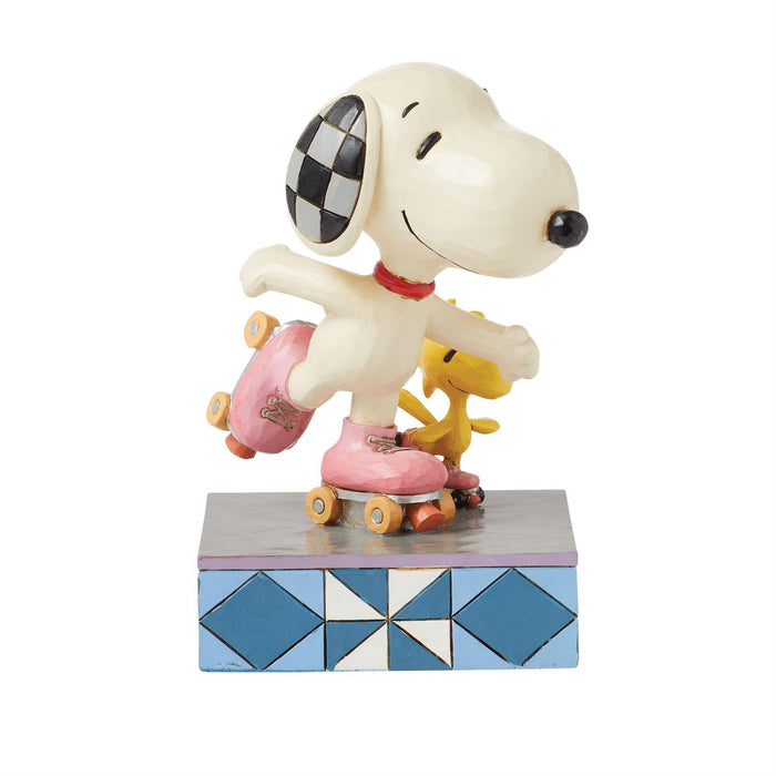 Snoopy & Woodstock Roller Skating by Jim Shore