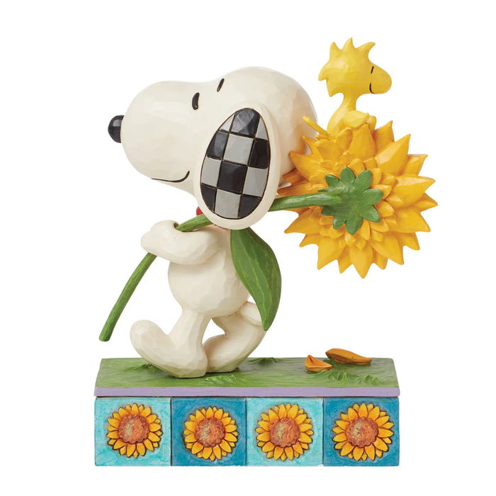 Hallmark Exclusive Snoopy Sunflower Figurine by Jim Shore