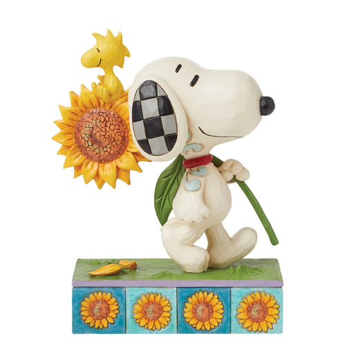 Hallmark Exclusive Snoopy Sunflower Figurine by Jim Shore