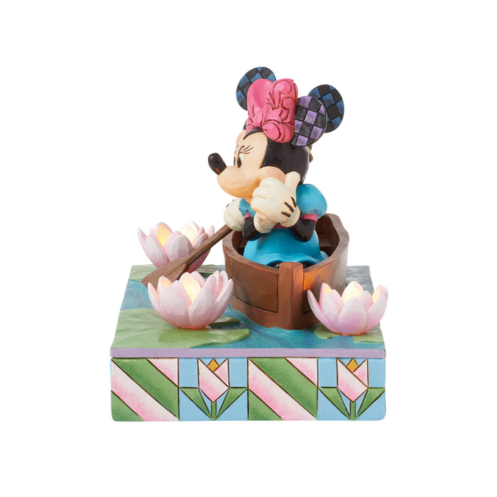 Mickey & Minnie LED Love Rowboat Figurine by Jim Shore