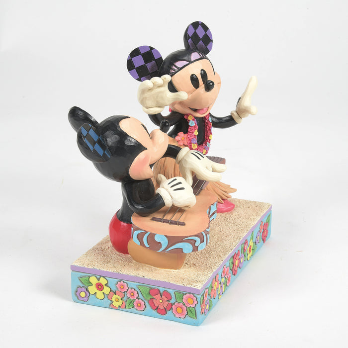 Mickey and Minnie Hawaii Figurine by Jim Shore