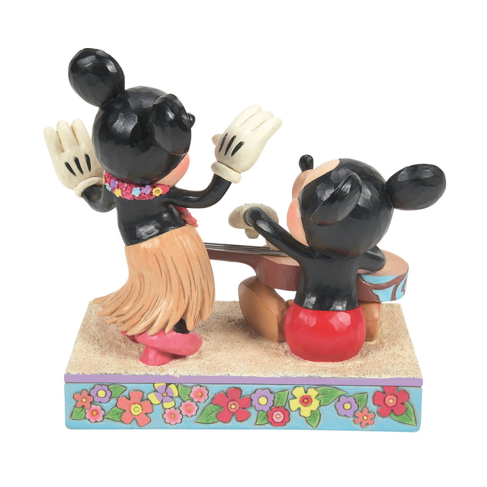 Mickey and Minnie Hawaii Figurine by Jim Shore