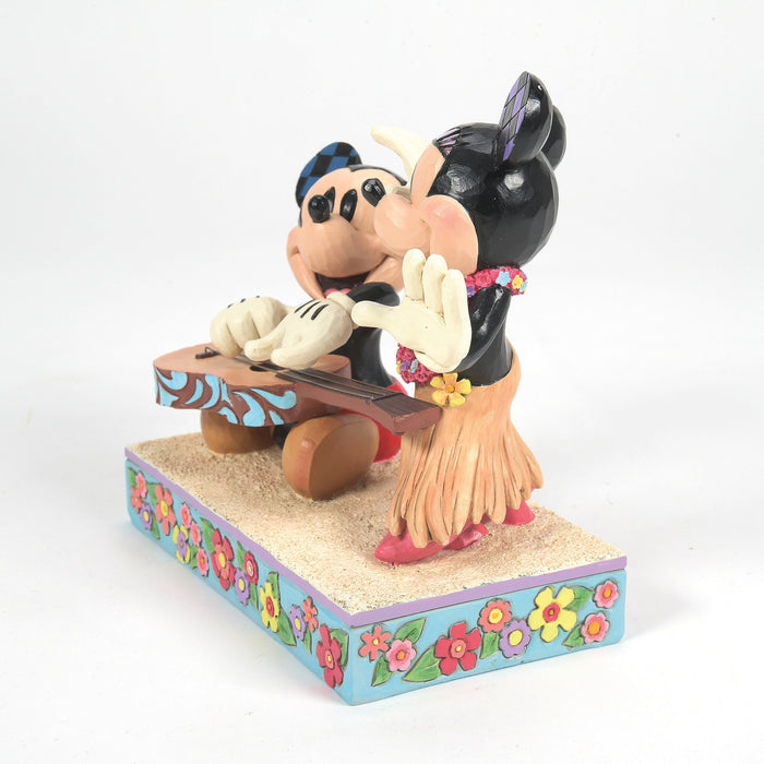 Mickey and Minnie Hawaii Figurine by Jim Shore