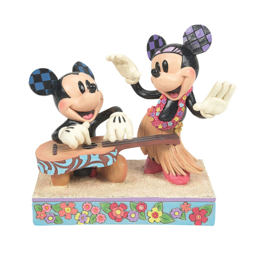 Mickey and Minnie Hawaii Figurine by Jim Shore