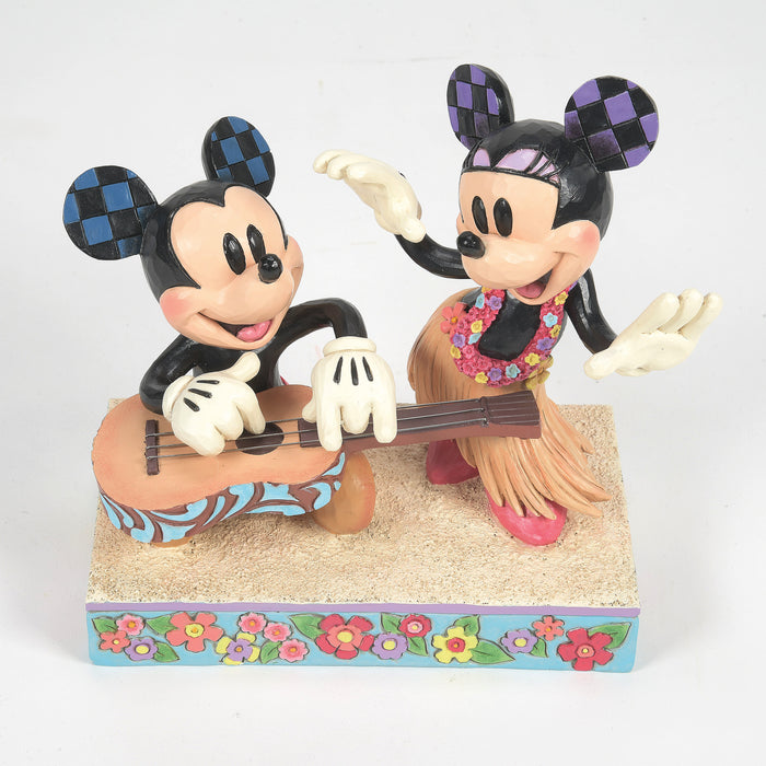 Mickey and Minnie Hawaii Figurine by Jim Shore