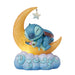 Disney Stitch & Scrump on LED Moon by Jim Shore