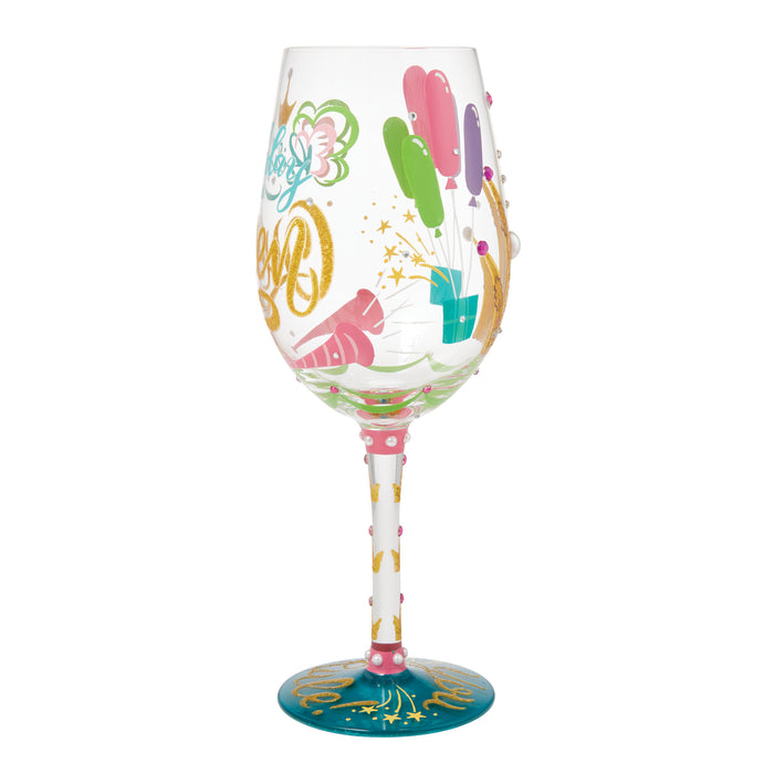 Birthday Queen Lolita Wine Glass