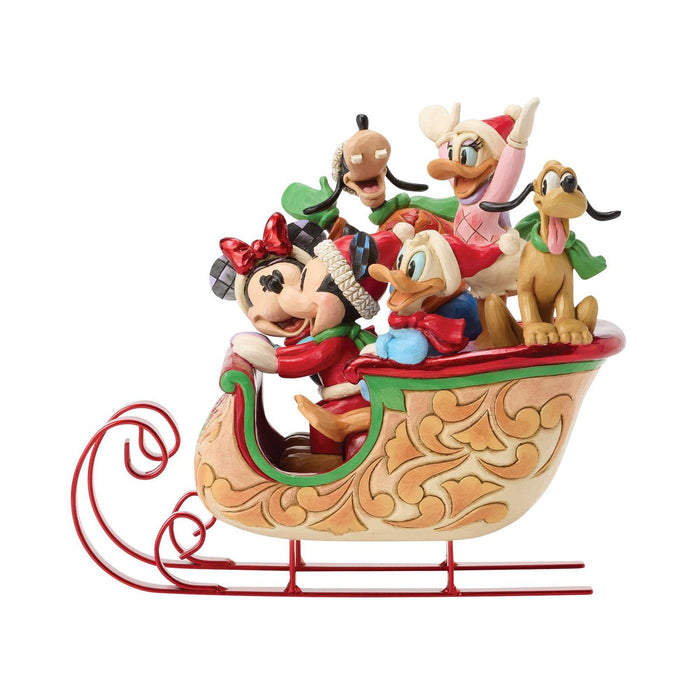 Mickey & Friends Sleigh by Jim Shore