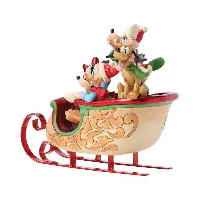 Mickey & Friends Sleigh by Jim Shore