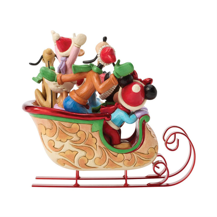 Mickey & Friends Sleigh by Jim Shore