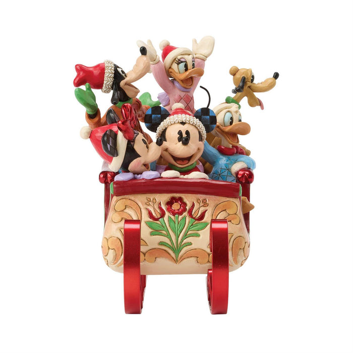 Mickey & Friends Sleigh by Jim Shore