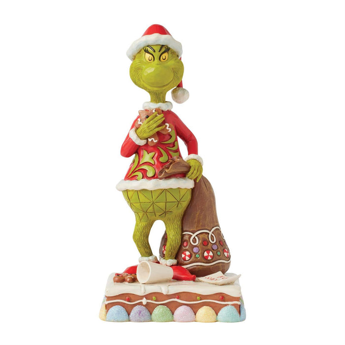 Grinch Eating Gingerbread by Jim Shore