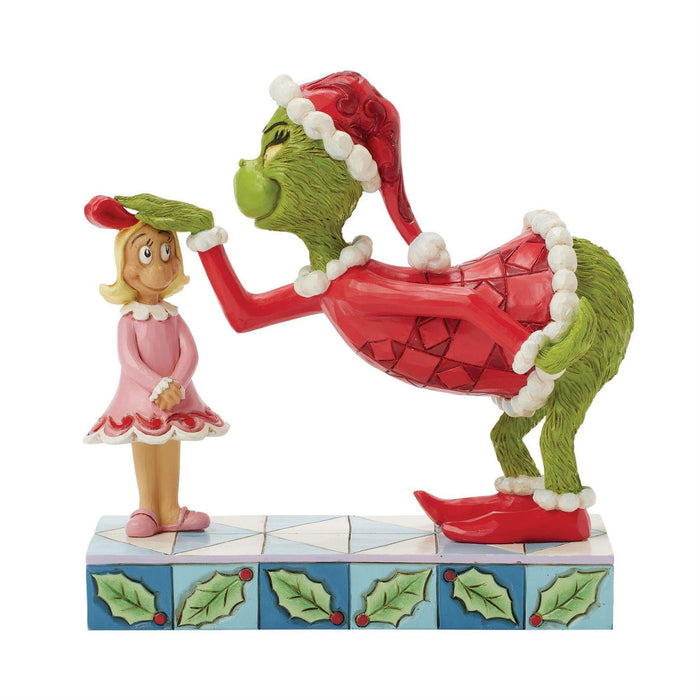Grinch Pat Cindy Lou's Head by Jim Shore