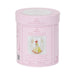 Pink cylindrical container with Disney Princess branding on a white background
