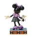 Minnie Mouse Halloween-themed figurine on a white background