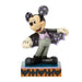 Mickey Mouse Halloween costume figurine with bat wings on a white background