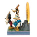 Animated character figurine with a scenic background