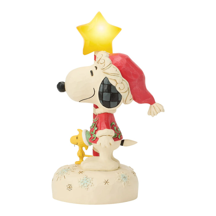 Animated character figurine with a star on a white background