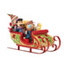Peanuts characters in a festive sleigh figurine