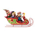 Peanuts characters in a festive sleigh figurine